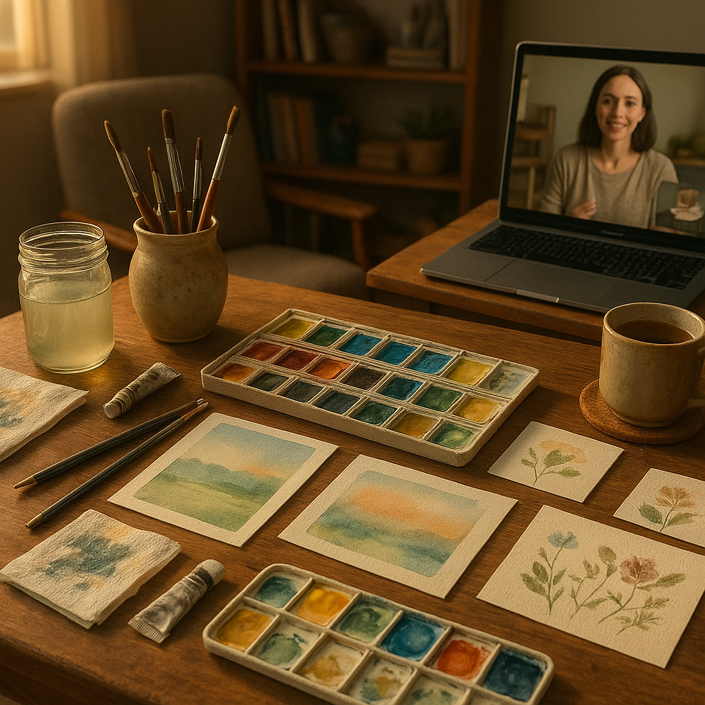 The Therapeutic Benefits of Watercolour Painting: A Creative Wellness Breakthrough